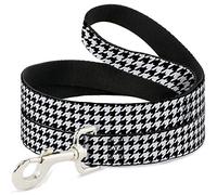 Buckle-Down DL-6FT-W30801 - Correa para Perro con Dientes, Color Negro y Blanco, 1,8 m