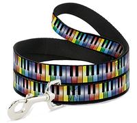 Buckle-Down DL-6FT-W31645 - Llave de Piano para Mascota, diseño de arcoíris, 1,52 m de Largo, 2,54 cm de Ancho