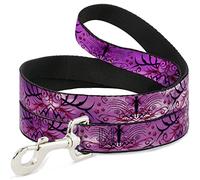 Buckle-Down DL-6FT-W32048 Fairy Pink Swirl Pet Leash, 6 pies de Largo, 1" de Ancho