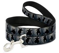 Buckle-Down DL-6FT-WDY029-N - Silueta para Mascotas, Color Gris y Negro