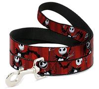 Buckle-Down DL-6FT-WDY035-W - Postes para Mascota, diseño de Bandera de Reino Unido, Color Rojo