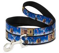 Buckle-Down DL-6FT-WDY215-W - Carro para Mascotas (Porcha/casa Volante/Globos, 15,2 x 3,8 cm)