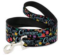 Buckle-Down DL-6FT-WDY300-N - Corredor y cortacésped para Mascotas, diseño de Flores de Guirnalda