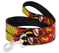 Buckle-Down DL-6FT-WFL003-W The Flash Pet Leash, 6 pies de Largo, 3,8 cm de Ancho