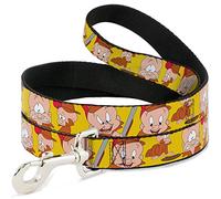 Buckle-Down DL-6FT-WLTEF002-W - Correa para Mascota, Color Amarillo