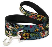 Buckle-Down DL-W30422-W - Correa para Mascota, Color Gris (4 pies, 3,8 cm de Largo)