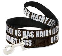 Buckle-Down DL-W31549-W de 3,8 cm de Ancho, uno de Nosotros Tiene Patas de Pelo/Pelo de Perro Correa, 4 ''