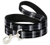 Buckle-Down DL-W31638 - Cesta para Mascotas (Impermeable, Color Negro/Gris/Blanco, 10,16 cm de Largo, 2,54 cm de Ancho)