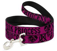 Buckle-Down DL-W31688-N - Correa para Perro de 1,27 cm, Color Rosa y Negro