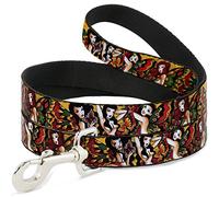 Buckle-Down DL-W32042 Mariposa niña Pet Leash, 4 pies Largo 1" de Ancho