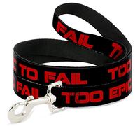 Buckle-Down DL-W32075 - Cepillo de pelo para mascotas, color negro y rojo, 1,27 cm de largo