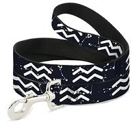 Buckle-Down DL-W32674-N Zodiac - Símbolo para Acuario (1,27 cm de Largo, 1,27 cm de Ancho), Color Negro y Blanco