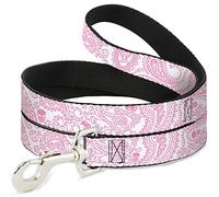 Buckle-Down DL-W32821 - Bandana para Mascotas, Color Blanco y Rosa