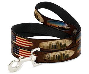 Buckle-Down DL-W34550-N - Tabla de Surf con diseño de Calis y Bandera de EE. UU.