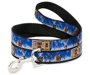 Buckle-Down DL-WDY215-N - Carro para Mascotas (Porche, casa voladora, Globos, 10,16 cm de Largo y 1,27 cm de Ancho)