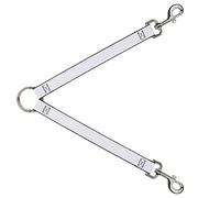 Buckle-Down DLS-W12301 - Correa divisora (2,54 x 76,2 cm), Color Blanco