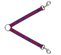 Buckle-Down DLS-W30030 Merica/USA Silueta Azul/Rojo Correa Splitter, 1" de Ancho - 30" de Longitud