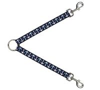 Buckle-Down DLS-W30177 Anchor2 Flip C/U Navy/Baby Blue/White Correa Divisor, 1" de Ancho - 30" de Longitud