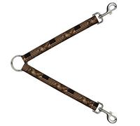 Buckle-Down DLS-W30187 Americana Eagle & Bandera rústica Madera Grano Correa Divisor, 1" de Ancho - 30" de Longitud