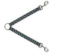 Buckle-Down DLS-W30328 - Correa divisora para Cuadros, Color Negro y Pastel, 2,54 cm de Ancho - 76,2 cm de Largo