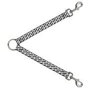 Buckle-Down DLS-W30493 - Manillar diagonal, color blanco y negro