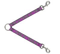 Buckle-Down DLS-W30508 Eighties Stars1 - Correa divisoria (2,5 x 76,2 cm), Color Negro, Blanco y Fucsia