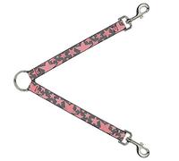 Buckle-Down DLS-W30509 Eighties Stars2 - Correa divisoria (2,5 x 76,2 cm), Color Negro, Blanco y Rojo