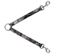 Buckle-Down DLS-W30720 - Chaos para Correas (2,54 x 76,2 cm), Color Negro y Blanco