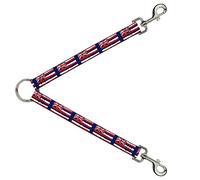 Buckle-Down DLS-W30880 - Banderas para Correa, Color Azul/Rojo/Blanco, 2,5 x 76,2 cm