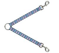 Buckle-Down DLS-W31327 - Divisor de Correa (tamaño Mini, Gris/Azul/Rosa, 2,54 x 76,2 cm)