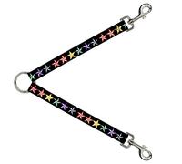 Buckle-Down DLS-W31404 - Correa divisoria de Estrella náutica, Color Negro y Multicolor, 2,54 x 76,2 cm