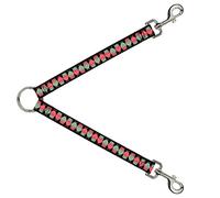 Buckle-Down DLS-W31514 - Correa con Tirantes, Color Negro y Morado, 2,5 x 76,2 cm