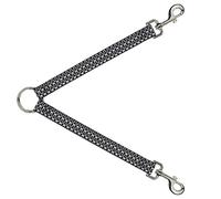 Buckle-Down DLS-W31529 - Divisor de Correa, diseño de búhos, Color Negro y Blanco, 2,54 x 76,2 cm