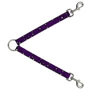 Buckle-Down DLS-W31649 Paisley Stars - Correa divisora para Paisley (Negro/Morado/Blanco, 2,5 x 76,2 cm)