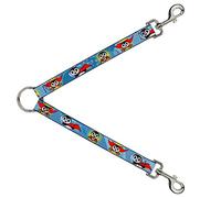 Buckle-Down DLS-W31671 - Burbujas de pingüino superhéroe, 2,5 x 76,2 cm, Color Azul