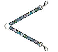 Buckle-Down DLS-W31809 - Correa divisoria para Tirantes (Talla L, 2,5 x 76,2 cm), Color Negro