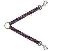 Buckle-Down DLS-W31945 - Correa divisoria para Skull y Fleur-de-lis, Color Negro y Multicolor, 2,54 x 76,2 cm