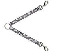 Buckle-Down DLS-W32051 - Cráneo para Correa (2,54 x 76,2 cm), Color Gris