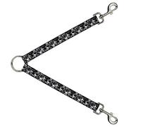 Buckle-Down DLS-W32078 - Cráneo para Correa (apilado, 2,5 x 76,2 cm), Color Negro y Gris