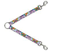 Buckle-Down DLS-W32115 Unicornios en Arco Iris con separadores y Morado, 2,54 cm W-76,2 cm L