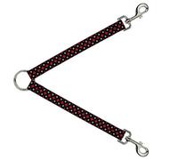 Buckle-Down DLS-W32239 - Cinta divisora de Vinilo con 2 Rayas, Color Rojo, Negro y Gris, 2,54 cm x 76,2 cm
