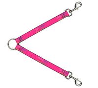 Buckle-Down DLS-W32515 Young Wild and Free - Divisor de Correa, Color Rosa, Blanco, Azul, Amarillo y Verde, 2,54 cm de Ancho - 76,2 cm de Longitud