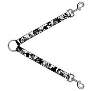 Buckle-Down DLS-W32608 Zombies - Correa divisora (2,54 x 76,2 cm), Color Blanco y Negro