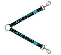 Buckle-Down DLS-W32874 Shapes Dot - Divisor para Correa (2,54 cm de Ancho, 76,2 cm de Longitud), Color Turquesa y Blanco y Negro