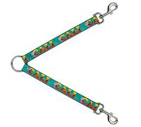 Buckle-Down DLS-W32936 Cali Tropical Aqua/Multi Color Correa Divisor, 1" de Ancho - 30" de Longitud