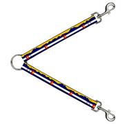 Buckle-Down DLS-W32999 Colorado Bandera/Silueta de montaña, Color Amarillo, Divisor de Correa, 2,5 cm de Ancho - 76 cm de Longitud