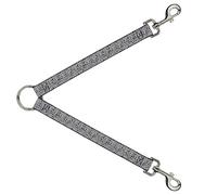 Buckle-Down DLS-W33003 Splitter-Ditsy Floral Negro/Blanco/Rojo, 1" W-30 L