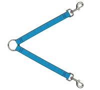 Buckle-Down DLS-W33004 Splitter-Ditsy - Correa para Bicicleta, diseño Floral, Color Azul Claro, Blanco, 2,5 x 76 cm