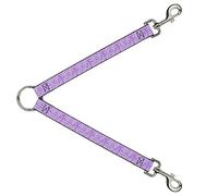 Buckle-Down DLS-W33005 Splitter-Ditsy Floral Lavanda/Blanco/Negro, 1" W-30 L