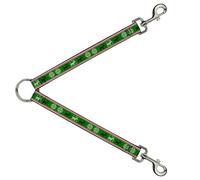 Buckle-Down DLS-W35531 - Punto de Navidad para Copos de Nieve, Color Rojo y Verde, 2,5 cm de Ancho - 76,2 cm de Longitud